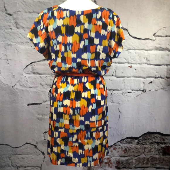 AB Studio watercolor dress pockets - Picture 4 of 8